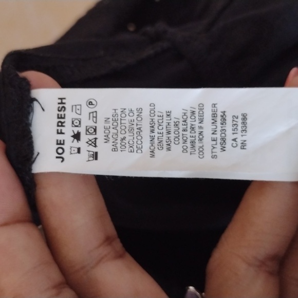 2️⃣ for $20 old navy black cotton dress with scalloped eyelet hem - Picture 7 of 7